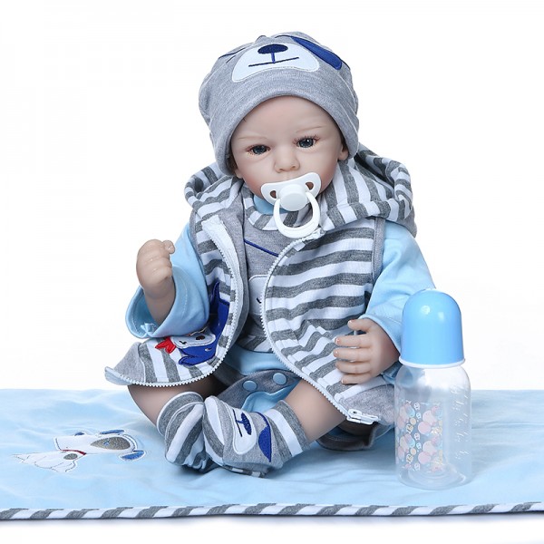 Newborn Baby Boy Doll Adorable Lifelike Doll Realistic Baby 20inches