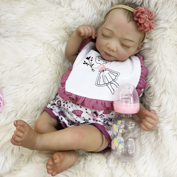 Life Like Realistic Baby Doll Sleeping Newborn Baby Girl 18Inches