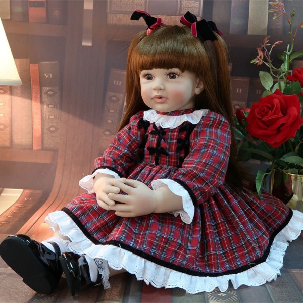 Adorable Lifelike Baby Girl Doll Big Size Reborn Toddler Princess 24inche