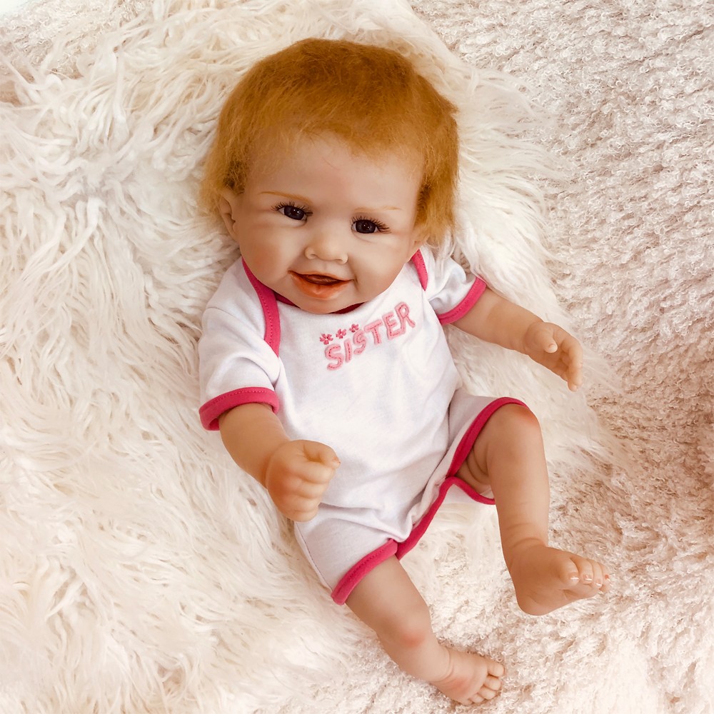 20 Inches Cheap Full Body Silicone Reborns, Cheap Reborn Baby Girl Dolls